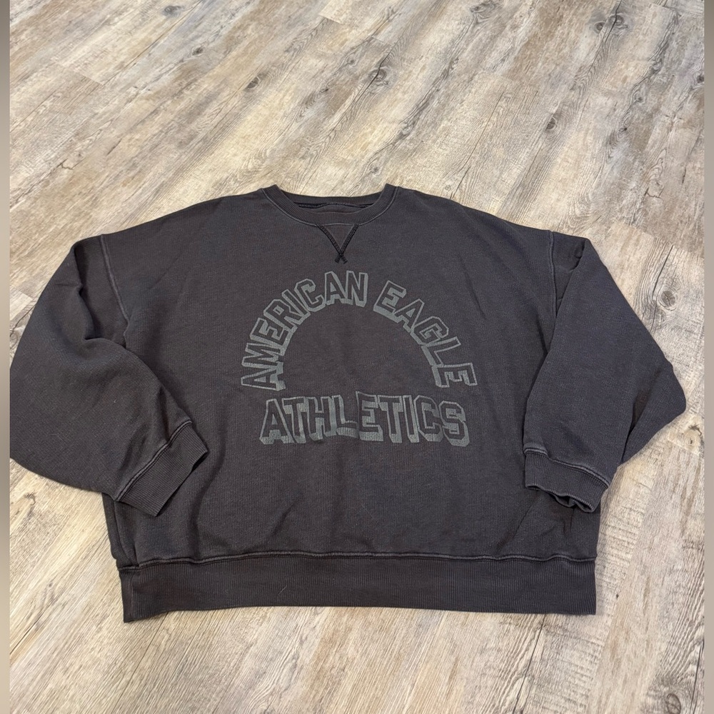 American Eagle Outfitters Athletics Brown Crewneck Sweater